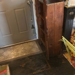 Very Cute Unique Solid Wood Curio What Not Cabinet 
