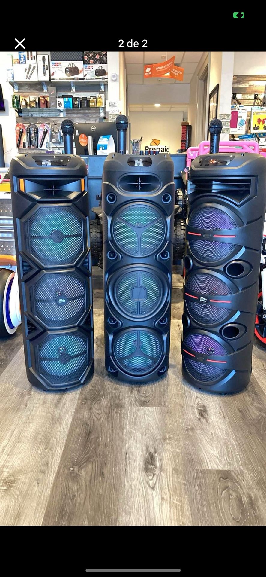 🎄🎅 Las Nuevas Triple Bocina Bluetooth 🎄 Micrófono Inalámbrico