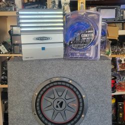 10inch Kicker Rt Amplifier And Kit