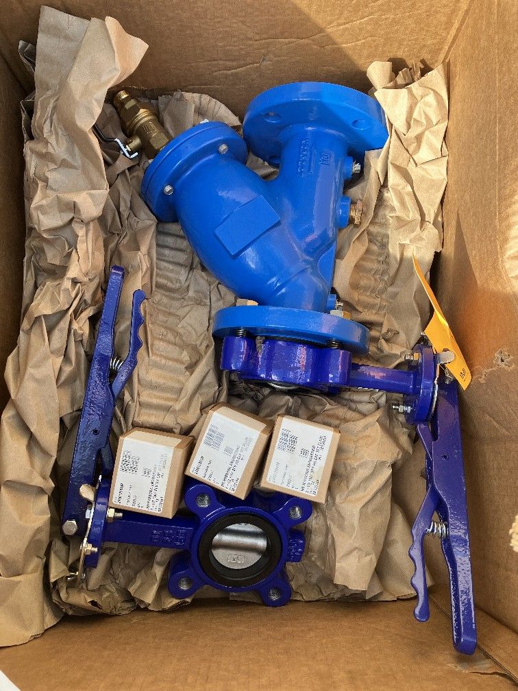 2.5in Wye Strainer With Butterfly Valves