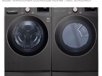 LG washer and dryer