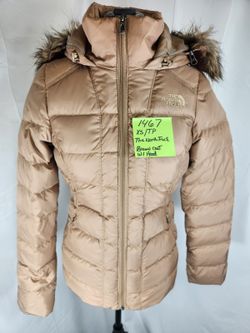The North Face Gotham II Winter Jacket Coat Brown Taupe Women's Size XS NWOT
