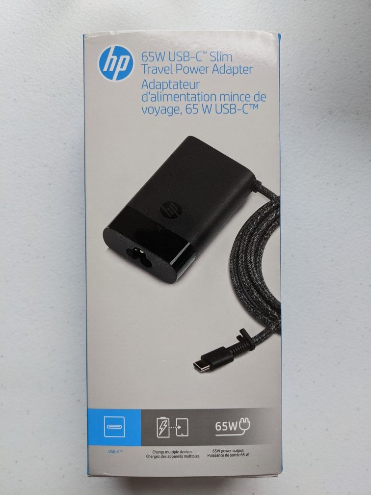 NEW USB-C Slim Travel Power Adapter (65W)