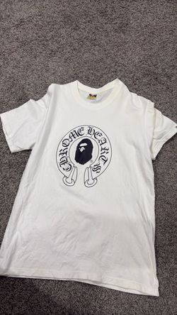 white bape tee