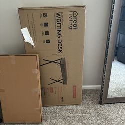 Brand New Writing Desk And File Cabinet 