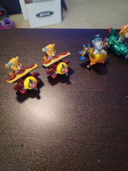 Disney diecast metal  Tailspin character vehicles planes 6 toy lot