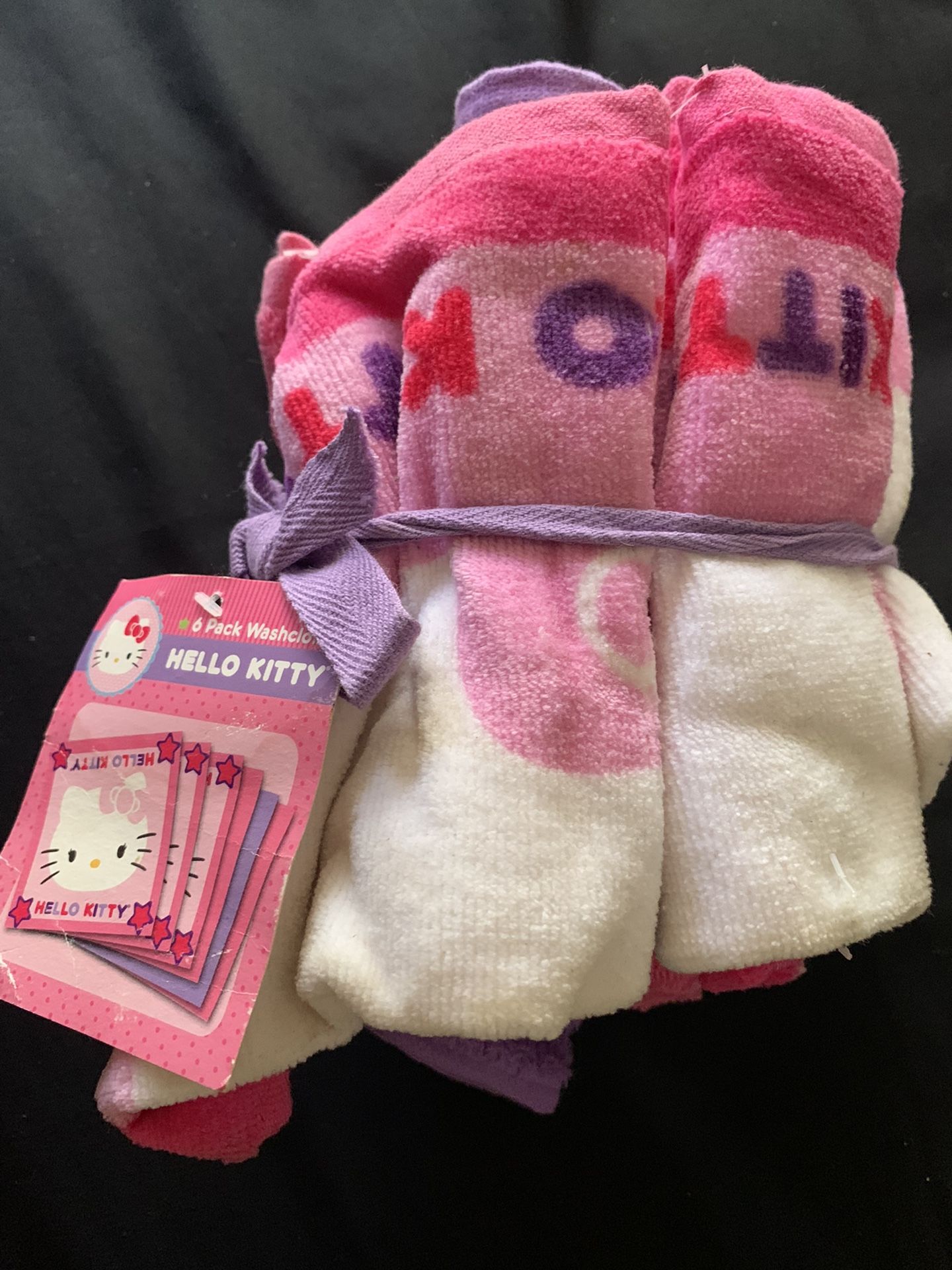 Hello Kitty Washcloths 