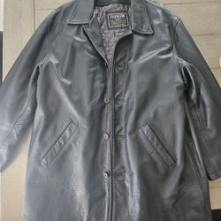 Oakwood Classic Men's Leather Coat 