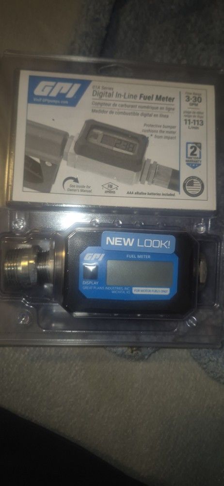 Digital In Line Fuel Meter