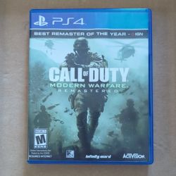 Call of Duty Modern Warfare Remastered - PlayStation