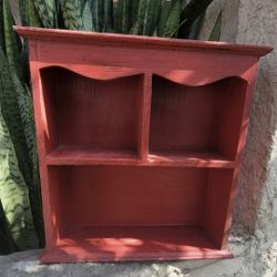 Shelf Display Organizer Rustic Farmhouse Decor