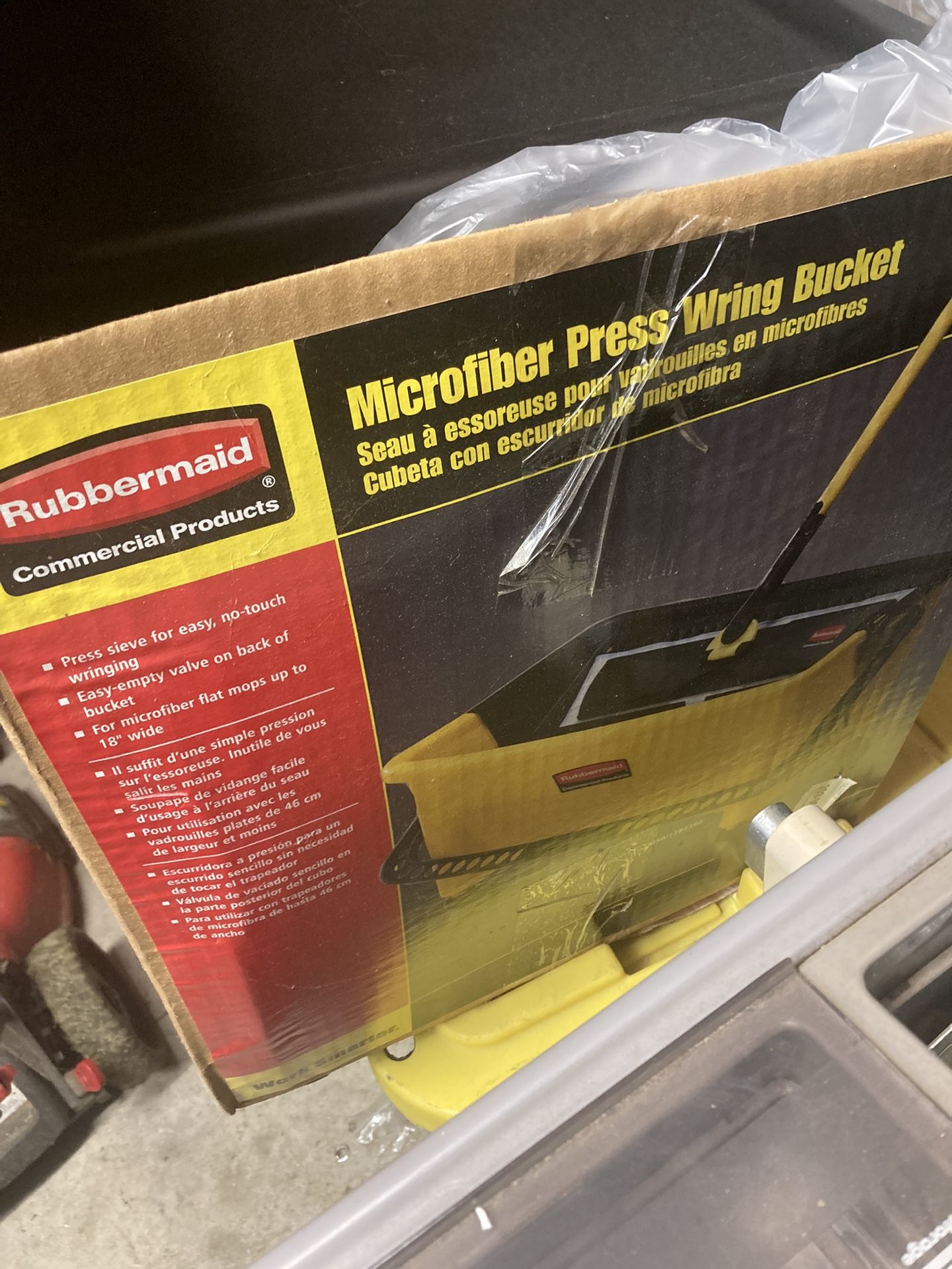 Microfiber Mop Bucket And Ringer New
