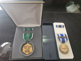 TWO MILITARY 🎖️🪖 MEDALS.