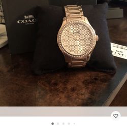 Womans Coach Rose Gold Watch
