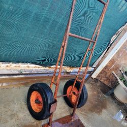 HAVY DUTY  Cart Dolly Used  ?? Diablito Usado  Llanta Solida  Bueno Para Mover Refris Multiusos  Altura 64" Pulgadas  Medida Plataforma 22" Pulgadas 