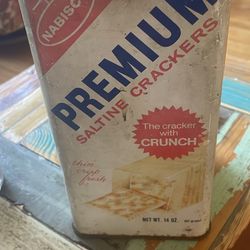 Vintage Nabisco saltine Tin 