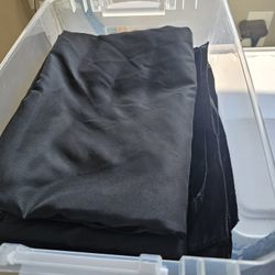 Tablecloths Round Black