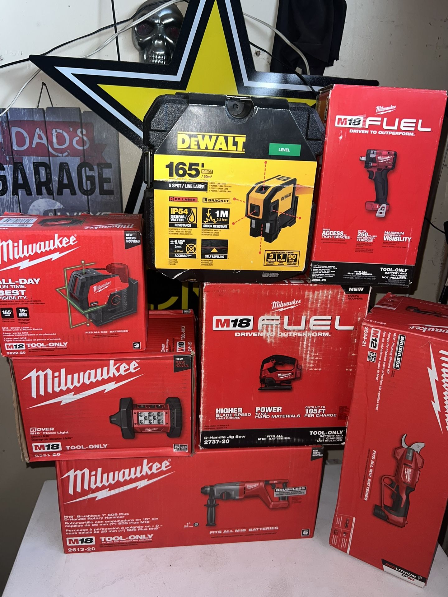 Milwaukee Tools All Brand New