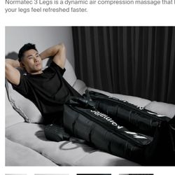 Normatec 3 Legs Compression Massage New.