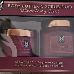 Body Butter & Scrub Winterberry Scent
