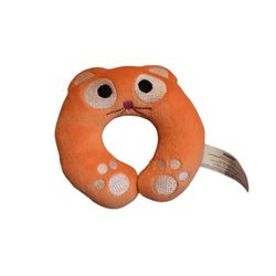 Battat Orange Kitty Cat 4" Plush Toy Doll Miniture Neck Pillow.
