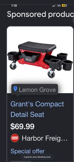 Auto detail seat