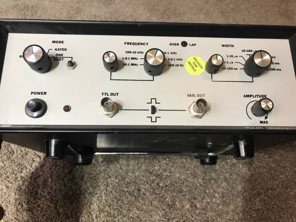 Sargent Welch pulse generator 10 MHz vintage test equipment