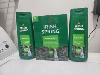 $10 for all. Irish Springs Body Wash and Bar soap bundle. HABLO ESPAÑOL.