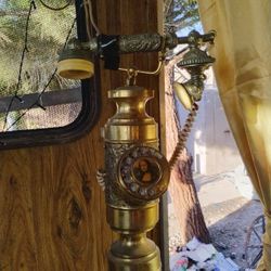 Brass French Mona Lisa Phone