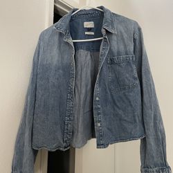 Large Denim Button Shirt 