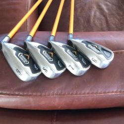 Callaway Fusion RH Irons 6-9 With Proforce 75 Gold Graphite Stiff Shafts 