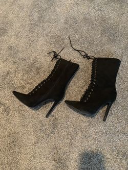 Black Fashion Nova Boots 7.5