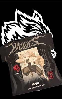 Darc Sport Demon Slayer Zenitsu Premium Oversized Tee S