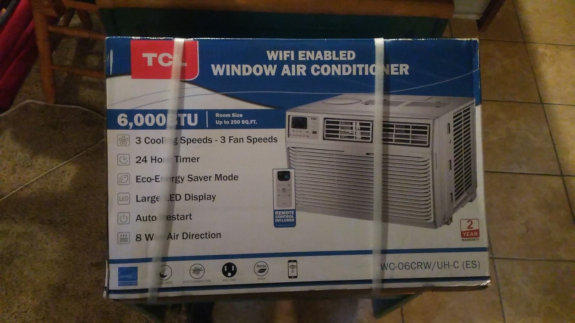 TCL window air conditioner 6,000 BTU TWC-06CRW/UH-C(ES)