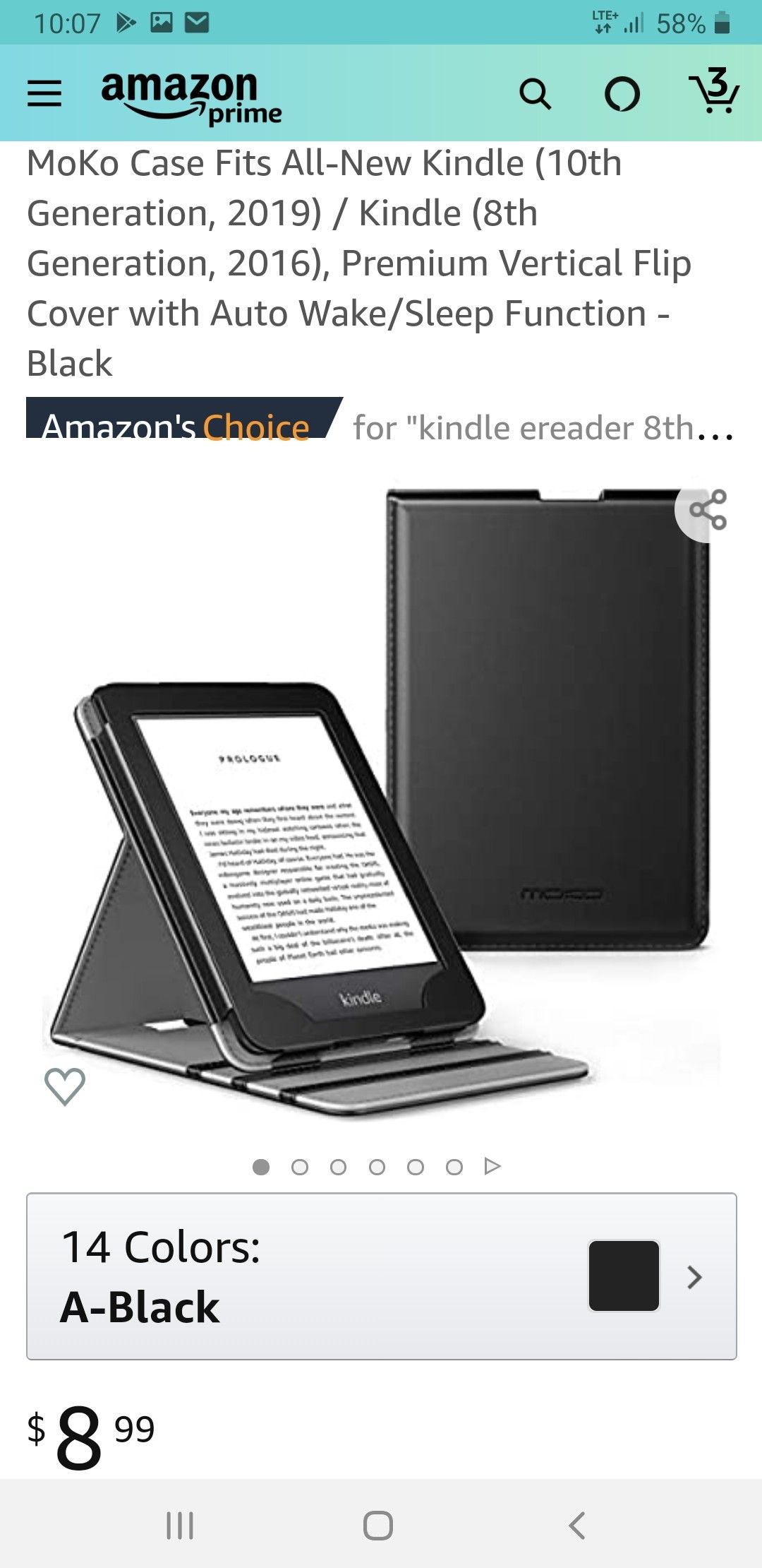 Case Fits All-New Kindle