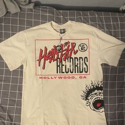 Hellstar White Graphic Tee “Path To Paradise” Size M