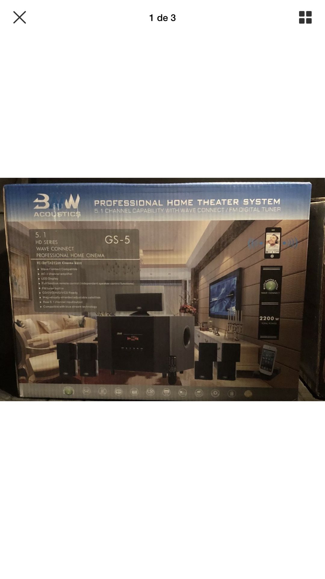 BNW Acoustics GS-5 Home Theater System