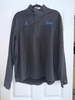 Jordan UCLA Dri-FIT 1/4 Zip Black Pullover Men's Long Sleeve XL