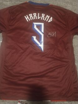 ERLING HAALAND SIGNED JERSEY 
