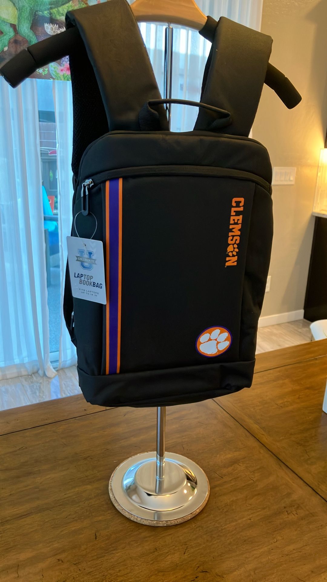 NCAA Clemson Tigers Laptop Backpack - New With Tags