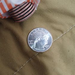 2023 P 40 US QUARTERS UNCIRCULATED MINT ERRORS, SAYS "IN COD WE TRUST", SHOULD SAY "IN GOD WE TRUST" UNCIRCULATED 