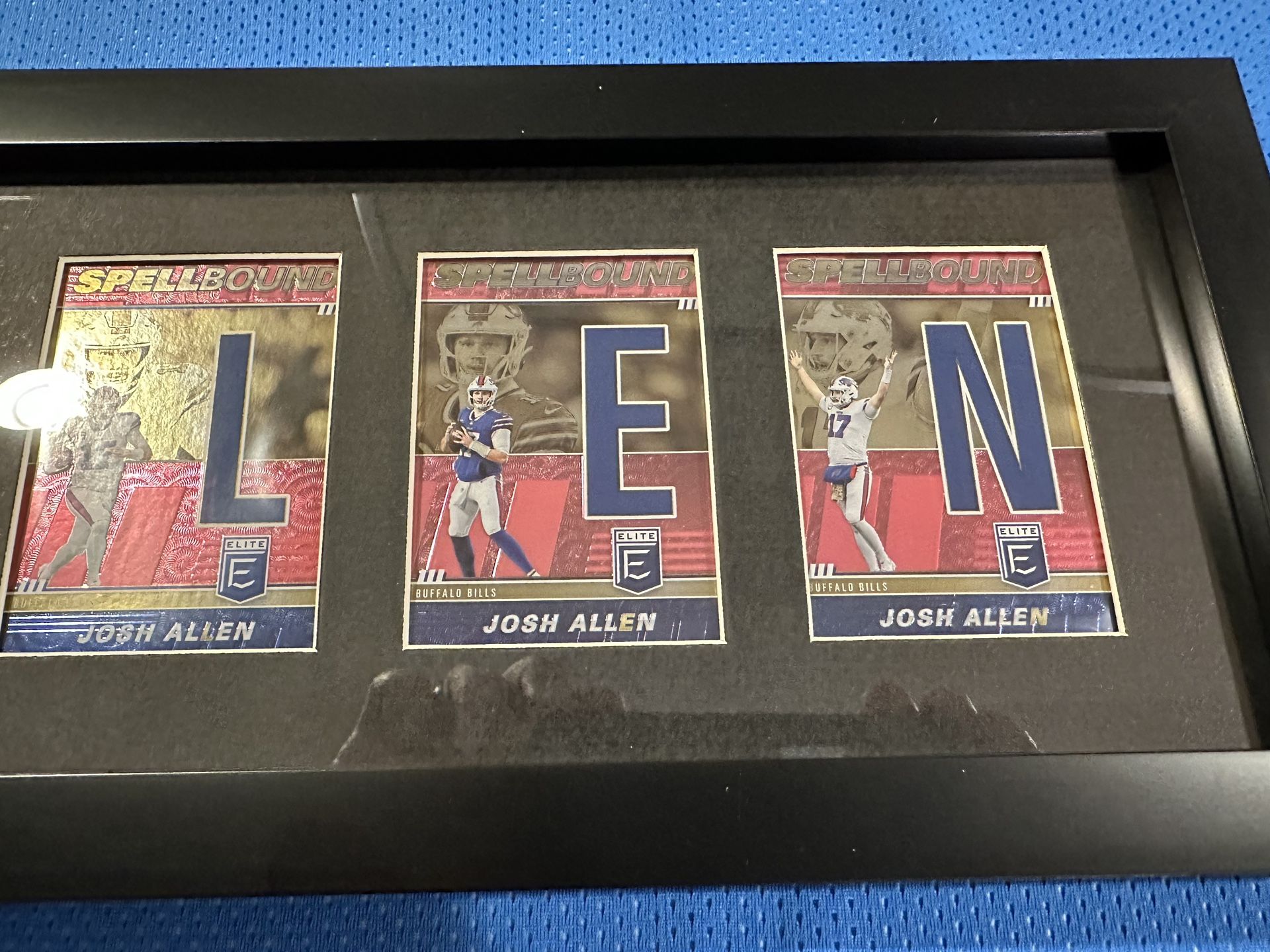 FRAMED 2022 Donruss Elite Josh Allen Spellbound Set PINK Buffalo Bills A L L E N