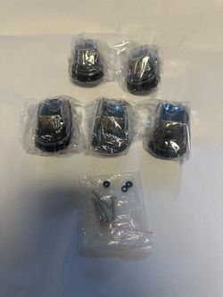 Partsam 5PCS Clear Lens Cab Marker Lights 264343CL White LED Clearance Top Roof Running Lights Assem