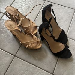 Schutz and Merona approx 4” heels, size 10B
