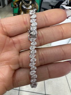 14k LAB Diamond Tennis Bracelet