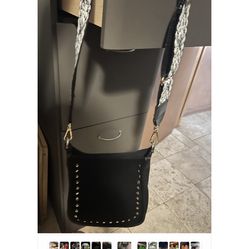 A Cotton Black Purse