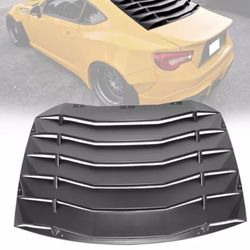 Fits 13-20 Scion FRS/Subaru BRZ/Toyota 86 Rear Window Louver Rain Sun Wind Guard