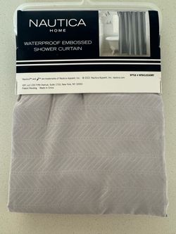 New Nautica shower curtain 70”x72”