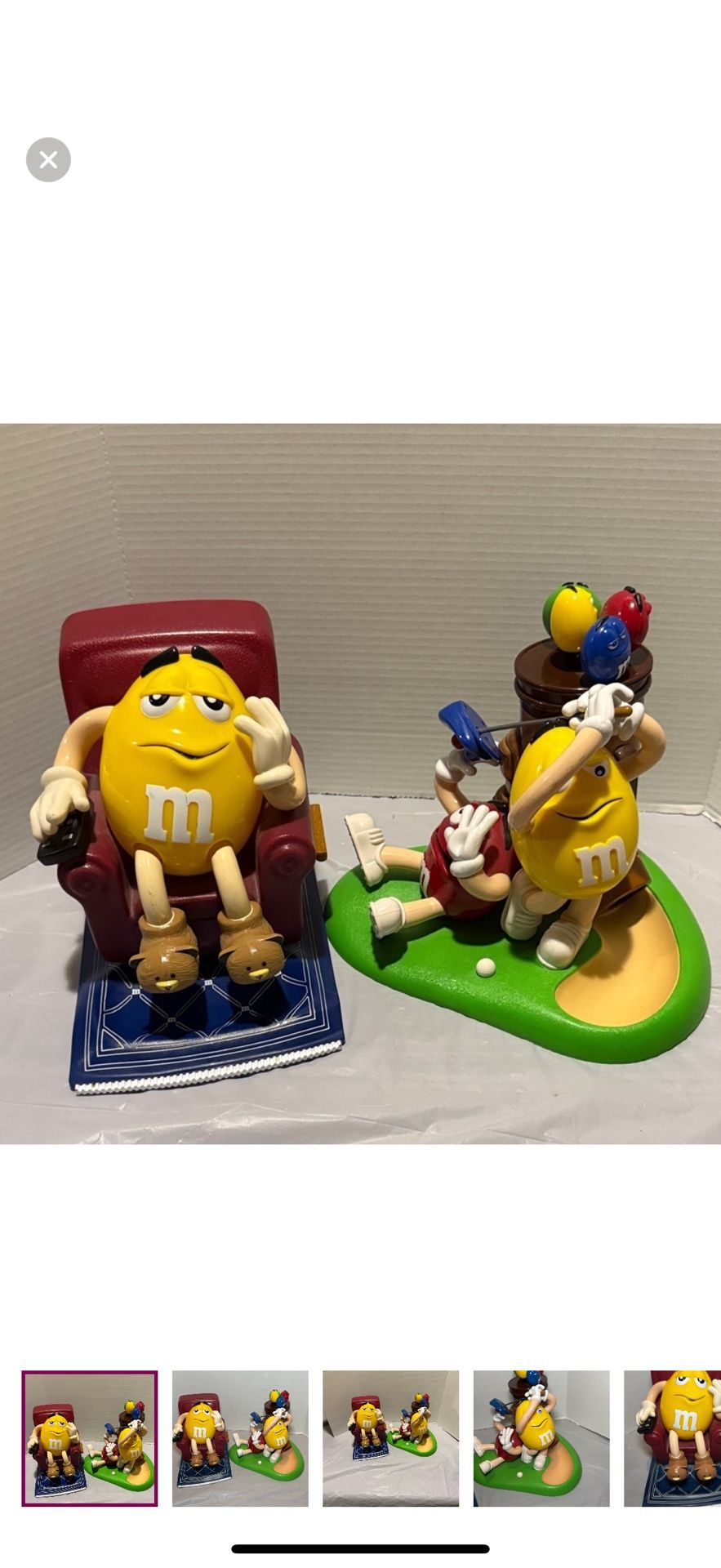 VINTAGE 1999 M&M’s Collectible Candy Dispensers
