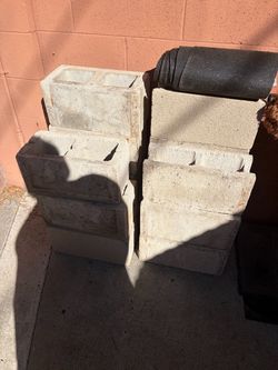 Cinder block concrete blocks